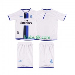 Chelsea 2003 Retro Barn Borta Fotbollströja 2004 Kortärmad