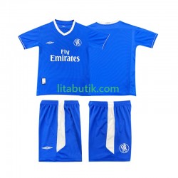 Chelsea 2003 2005 Retro Barn Hemma Fotbollströja Kortärmad