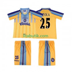 Chelsea ZOLA 25 1995 1997 Retro Barn Borta Fotbollströja Kortärmad
