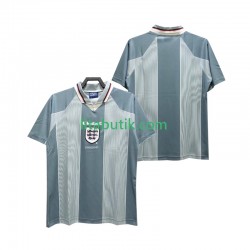 England 1996 Retro Män Borta Fotbollströja Kortärmad