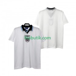 England 1996 Retro Män Hemma Fotbollströja Kortärmad