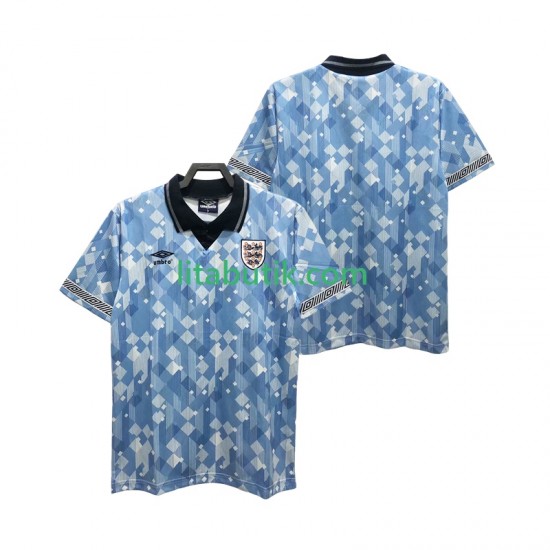 England 1990 Retro Män Tredje Fotbollströja Kortärmad