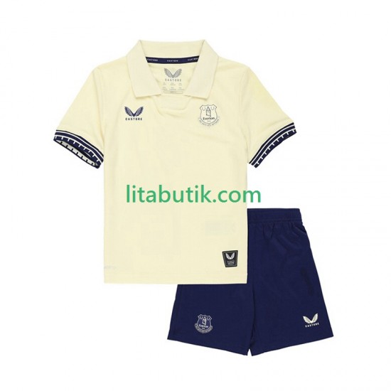 Everton Barn Borta Fotbollströja 2025-2026 Kortärmad