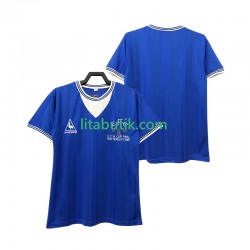 Everton 1985 Retro Män Tredje Fotbollströja Kortärmad Everton 1985 Retro Män Tredje Fotbollströja Kortärmad