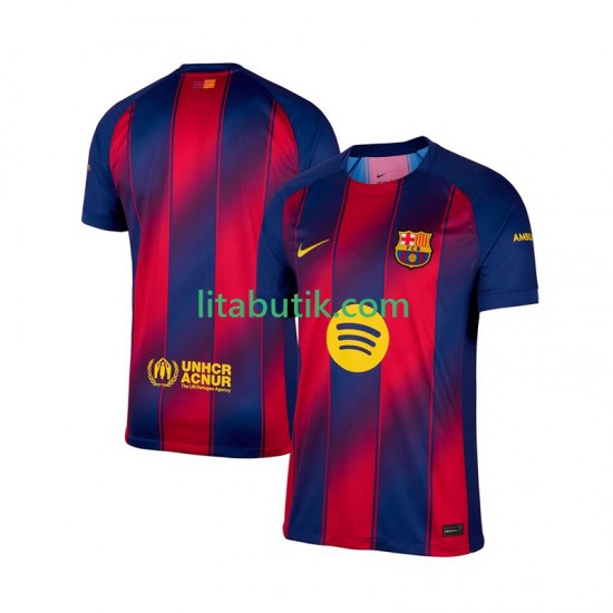 FC Barcelona Män Hemma Fotbollströja 2025-2026 Kortärmad