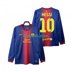 FC Barcelona Lionel Messi 10 2012 2013 Retro Män Hemma Fotbollströja Långärmad FC Barcelona Lionel Messi 10 2012 2013 Retro Män Hemma Fotbollströja Långärmad