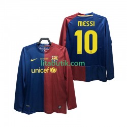 FC Barcelona Lionel Messi 10 Champions League 2009 Retro Män Hemma Fotbollströja 2008 Långärmad FC Barcelona Lionel Messi 10 Champions League 2009 Retro Män Hemma Fotbollströja 2008 Långärmad