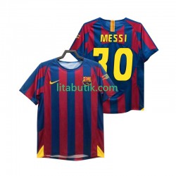 FC Barcelona Lionel Messi 30 Champions League 2005 Retro Män Hemma Fotbollströja 2006 Kortärmad FC Barcelona Lionel Messi 30 Champions League 2005 Retro Män Hemma Fotbollströja 2006 Kortärmad