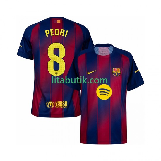 FC Barcelona Pedri 8 Män Hemma Fotbollströja 2025-2026 Kortärmad