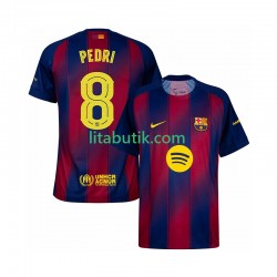 FC Barcelona Pedri 8 Champions League Män Hemma Fotbollströja 2025-2026 Kortärmad FC Barcelona Pedri 8 Champions League Män Hemma Fotbollströja 2025-2026 Kortärmad