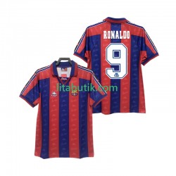 FC Barcelona RONALDO 9 1996 1997 Retro Män Hemma Fotbollströja Kortärmad