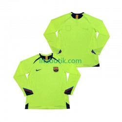 FC Barcelona 2005 Retro Män Borta Fotbollströja 2006 Långärmad FC Barcelona 2005 Retro Män Borta Fotbollströja 2006 Långärmad