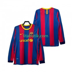 FC Barcelona Retro Män Hemma Fotbollströja 2011 2010 Långärmad