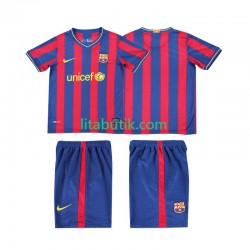 FC Barcelona 2009 Retro Barn Hemma Fotbollströja 2010 Kortärmad FC Barcelona 2009 Retro Barn Hemma Fotbollströja 2010 Kortärmad