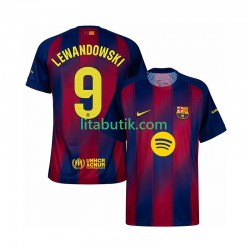 FC Barcelona Robert Lewandowski 9 Män Hemma Fotbollströja 2025-2026 Kortärmad