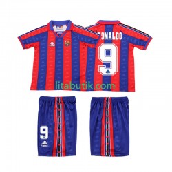 FC Barcelona Ronaldo 1996 1997 Retro Barn Hemma Fotbollströja Kortärmad