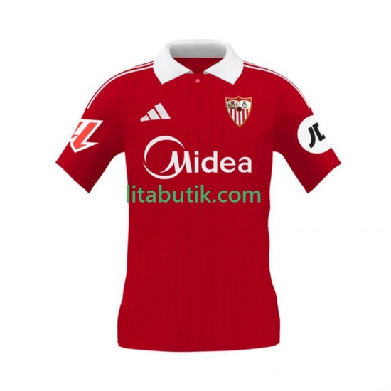 Sevilla FC Män Borta Fotbollströja 2025-2026 Kortärmad