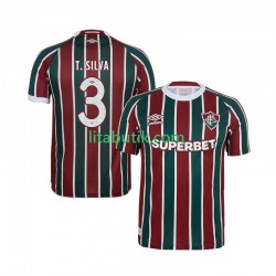 Fluminense Thiago Silva 3 Män Hemma Fotbollströja 2025-2026 Kortärmad