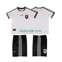 Tyskland 1996 Retro Barn Hemma Fotbollströja Kortärmad Tyskland 1996 Retro Barn Hemma Fotbollströja Kortärmad