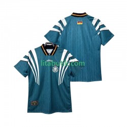 Tyskland 1996 Retro Män Borta Fotbollströja Kortärmad Tyskland 1996 Retro Män Borta Fotbollströja Kortärmad