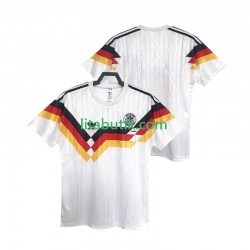 Tyskland 1990 Retro Män Hemma Fotbollströja Kortärmad Tyskland 1990 Retro Män Hemma Fotbollströja Kortärmad