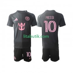Inter Miami Lionel Messi 10 Barn Borta Fotbollströja 2025 Kortärmad