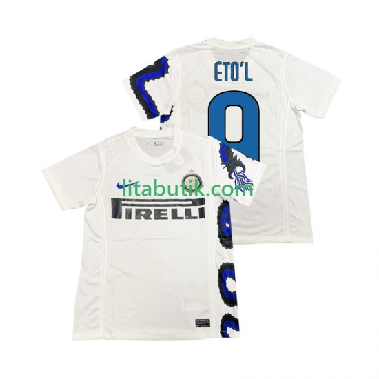 Inter Milan ETOL 9 Retro Män Borta Fotbollströja 2011 2010 Kortärmad