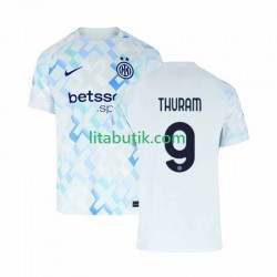Inter Milan Marcus Thuram 9 Män Borta Fotbollströja 2025-2026 Kortärmad Inter Milan Marcus Thuram 9 Män Borta Fotbollströja 2025-2026 Kortärmad