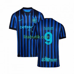Inter Milan Marcus Thuram 9 Män Hemma Fotbollströja 2025-2026 Kortärmad Inter Milan Marcus Thuram 9 Män Hemma Fotbollströja 2025-2026 Kortärmad
