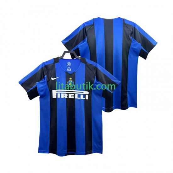 Inter Milan 2005 Retro Män Hemma Fotbollströja 2004 Kortärmad