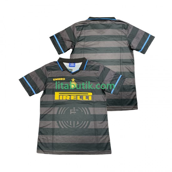 Inter Milan 1997 Retro Män Tredje Fotbollströja 1998 Kortärmad