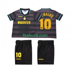 Inter Milan Ronaldo 10 1997 Retro Barn Tredje Fotbollströja 1998 Kortärmad