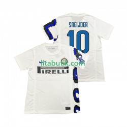Inter Milan SNEIJDER 10 Retro Män Borta Fotbollströja 2011 2010 Kortärmad