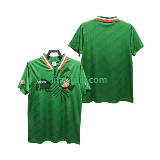 Irland 1994 Retro Män Hemma Fotbollströja Kortärmad