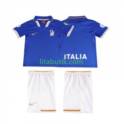 Italien 1996 Retro Barn Hemma Fotbollströja Kortärmad Italien 1996 Retro Barn Hemma Fotbollströja Kortärmad