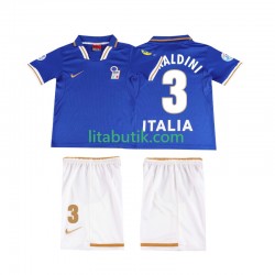 Italien MALDINI 3 1996 Retro Barn Hemma Fotbollströja Kortärmad Italien MALDINI 3 1996 Retro Barn Hemma Fotbollströja Kortärmad