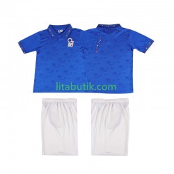 Italien 1994 Retro Barn Hemma Fotbollströja Kortärmad Italien 1994 Retro Barn Hemma Fotbollströja Kortärmad