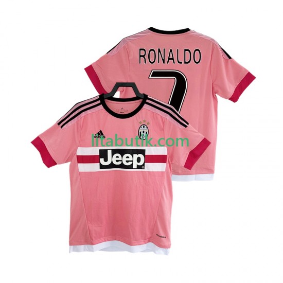 Juventus Cristiano Ronaldo 7 2016 2017 Retro Män Borta Fotbollströja Kortärmad