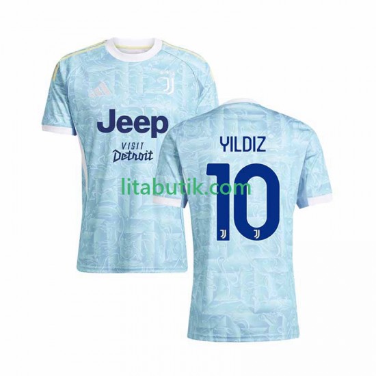 Juventus Kenan Yildiz 10 Män Borta Fotbollströja 2025-2026 Kortärmad