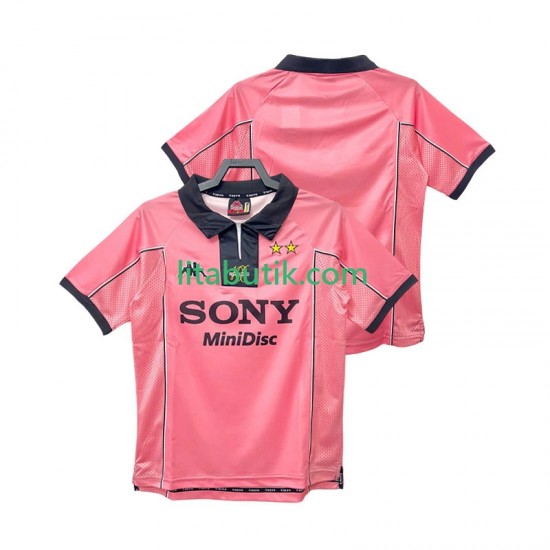 Juventus 1997 Retro Män Borta Fotbollströja 1998 Kortärmad
