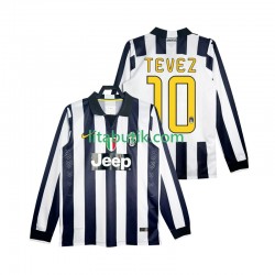 Juventus TEVEZ 10 2014 2015 Retro Män Hemma Fotbollströja Långärmad Juventus TEVEZ 10 2014 2015 Retro Män Hemma Fotbollströja Långärmad