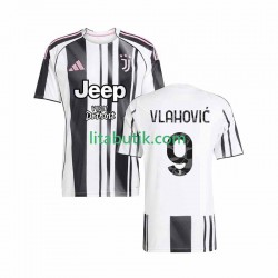 Juventus Vlahovic 9 Män Hemma Fotbollströja 2025-2026 Kortärmad Juventus Vlahovic 9 Män Hemma Fotbollströja 2025-2026 Kortärmad