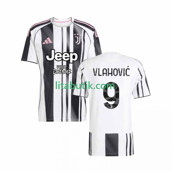 Juventus Vlahovic 9 Män Hemma Fotbollströja 2025-2026 Kortärmad