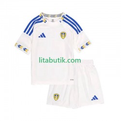 Leeds United Barn Hemma Fotbollströja 2025-2026 Kortärmad Leeds United Barn Hemma Fotbollströja 2025-2026 Kortärmad