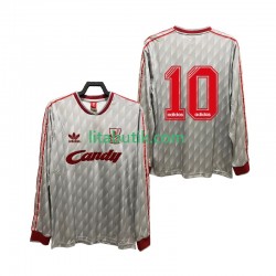 Liverpool 10 1989 1991 Retro Män Borta Fotbollströja Långärmad Liverpool 10 1989 1991 Retro Män Borta Fotbollströja Långärmad