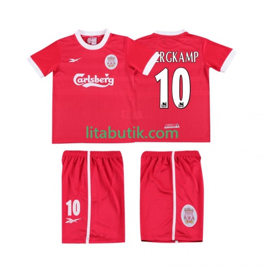 Liverpool BERGKAMP 10 LWP 1997 Retro Barn Hemma Fotbollströja 1998 Kortärmad