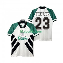Liverpool FOWLER 23 1993 1995 Retro Män Borta Fotbollströja Kortärmad Liverpool FOWLER 23 1993 1995 Retro Män Borta Fotbollströja Kortärmad