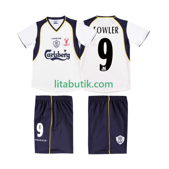 Liverpool FOWLER 9 LWP 2001 Retro Män Borta Fotbollströja 2002 Kortärmad