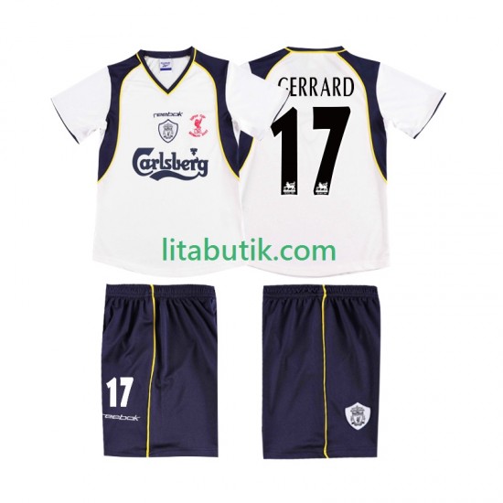 Liverpool GERRARD 17 LWP 2001 Retro Män Borta Fotbollströja 2002 Kortärmad
