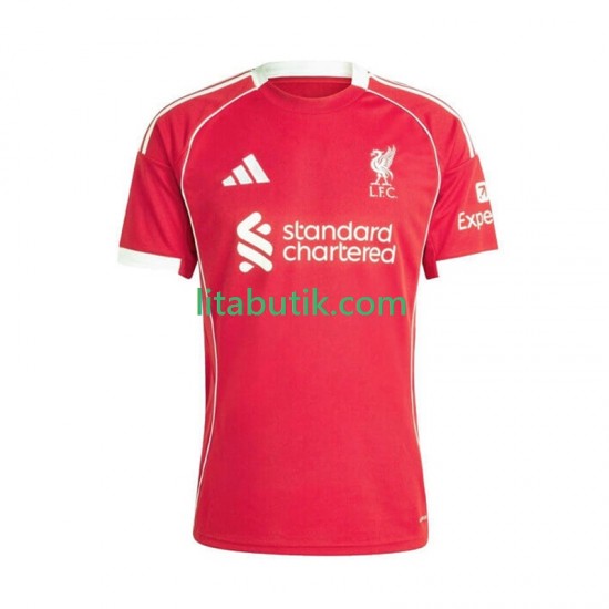 Liverpool Män Hemma Fotbollströja 2025-2026 Kortärmad
